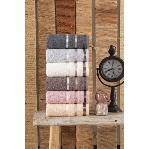 Multicolour Towel Set 6 pcs made in turkey