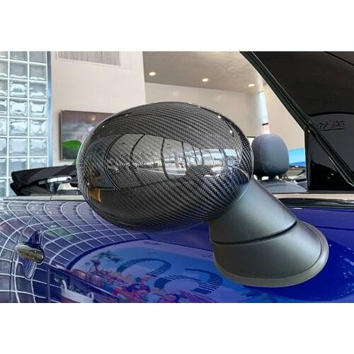 2pcs Door Rear View Mirror Cover Case Sticker Protector For Mini Cooper S Clubman R55 R56 R57 R58 R59 Countryman R60 Paceman R61