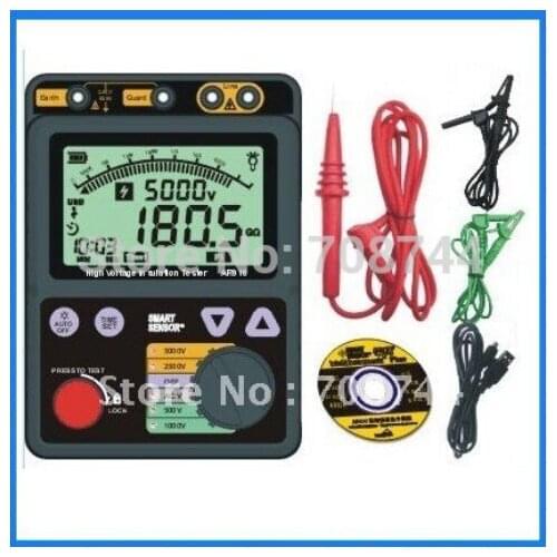 Wholesail &Retails 0-1000G ohm 5000V Voltage Insulation Tester AR3126
