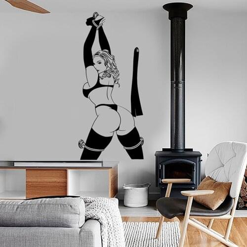 Sexy Gilrs Wall Decals Naked Woman Wall Stickers Hot Girl & Woman Cool Decal Home Bedroom Decor bathroom decoration 3C57