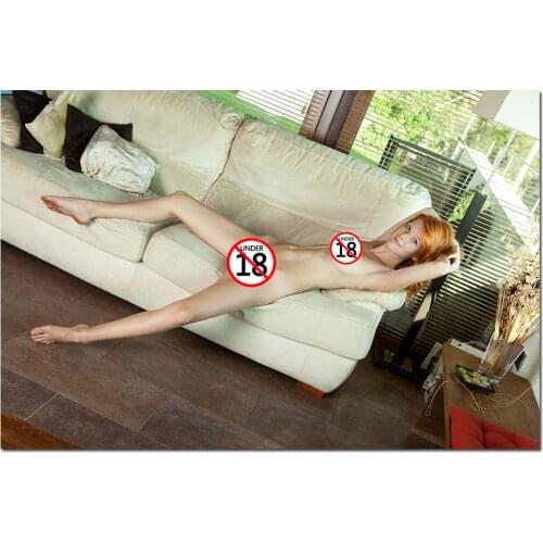 Sexy Freckle Girl Photo Decorative Posters and Prints Canvas Painting Wall Art Picture For Living Room Decor