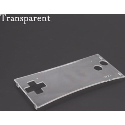Clear transparent For GameBoy Micro Replacement Front Faceplate Cover for GBM GameBoy Micro System Front Case