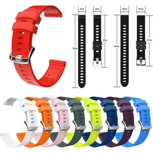 Watch Band Wristband Bracelet Strap With Steel Buckle for Garmin Forerunner645/Forerunner645 MUSIC Smart Watch Band Barcelet