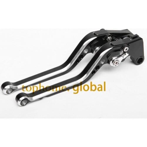 CNC Motorcycles Brake Clutch Levers Regular size Mixed Black&Silver Color For Suzuki GSF650 BANDIT 2005-2006