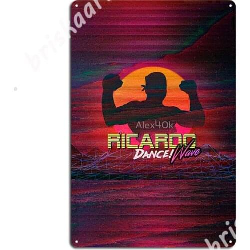 Ricardo Dance! Gachimuchi Metal Signs pub Club Bar Customize Plates Tin sign Posters