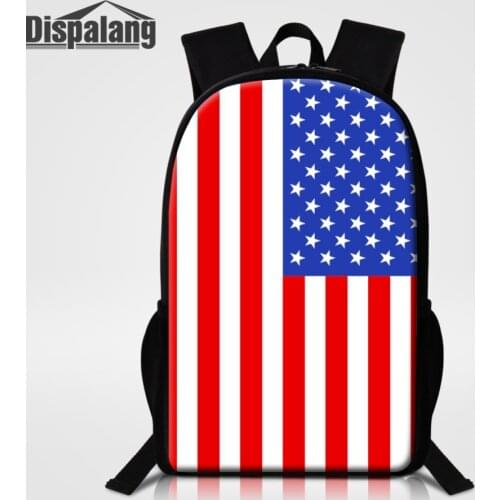 Unique Classic USA UK Russian Flag Printing Backpack School Primary Students Children Boy Girl Mochila Escolar Men Women Bagpack