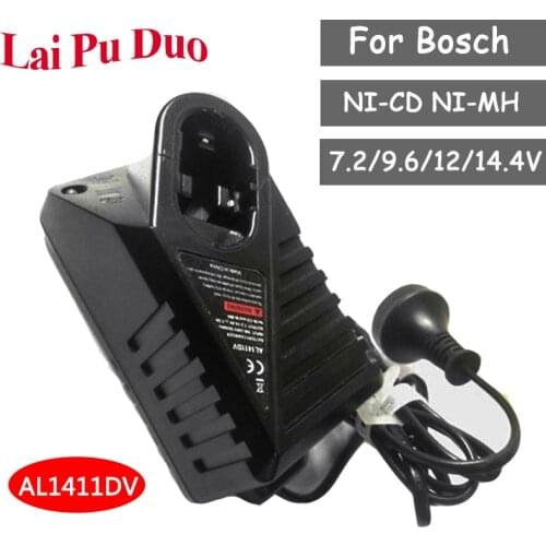 Charger For Bosch 7.2V/GSR9.6/12V/14.4V Replacement Power Tool Battery Charger NI-CD NI-MH AL1411DV GSR7.2-2,GSB12-2,GSR12-2