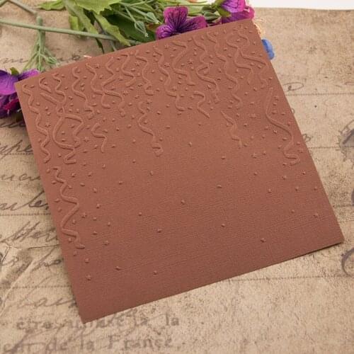 HOT plastic Ribbon craft card making paper card album wedding decoration clip Embossing folders