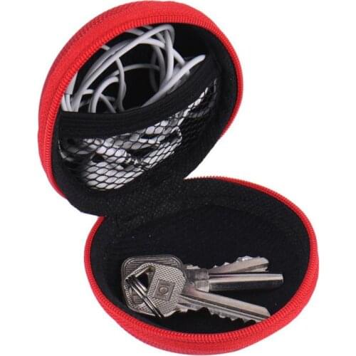 1pcs Colorful Anti-pressure Earphone Cable Case Storage Carrying Earbuds Hard Bag Anti-fall Headphone Pocket Storage Bag