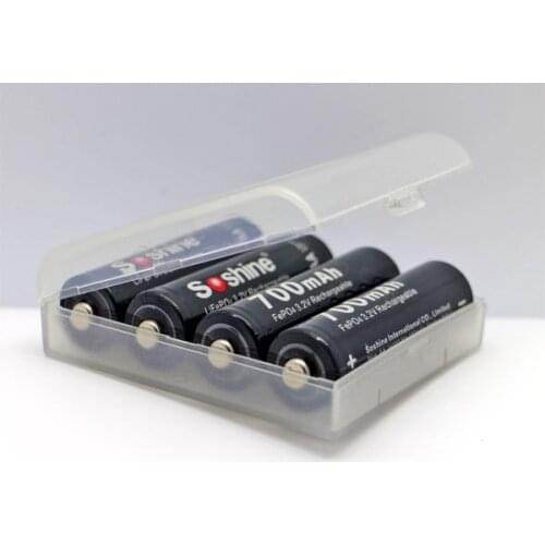 10 pcs / lot Soshine 4*AA Battery Holder Case aa Battery Storage Box Case