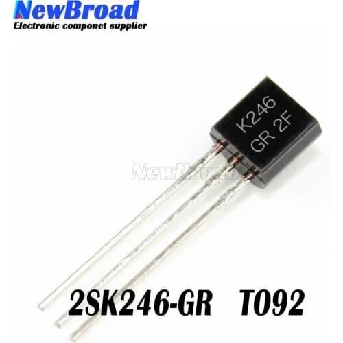 10pcs 2SK246-GR TO92 2SK246 K 246 TO-92 2SK246-Y Channel amplifier effect transistor