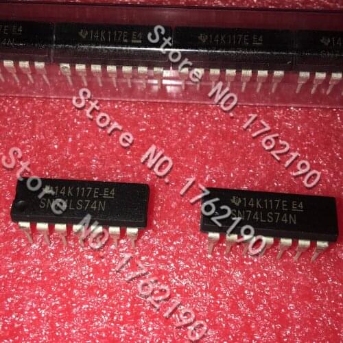 100PCS/LOT SN74LS74N 74LS74 DIP-14 Integrated circuit IC chip