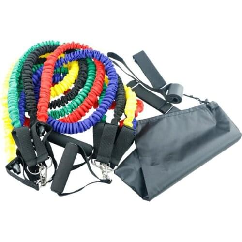 11 Pieces Of Combination Pull Rope Upgrade Neutral Rubber Rally Sports Trend Hiking Camping Martial Arts Self-Defense