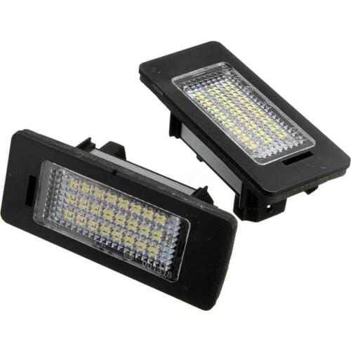 2Pcs/Lot LED Number License Plate Light Lamp For BMW E82 E88 E39 M5 E60 M5 E61 E90 E92 E93 M3 E70 E71 E72 Car Light Accessories