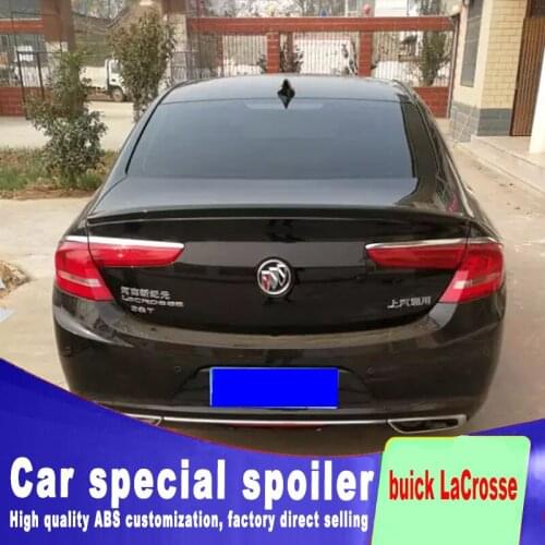 2016 - up new design high quality ABS material spoiler for buick LaCrosse spoilers by primer or DIY color paint rear spoiler
