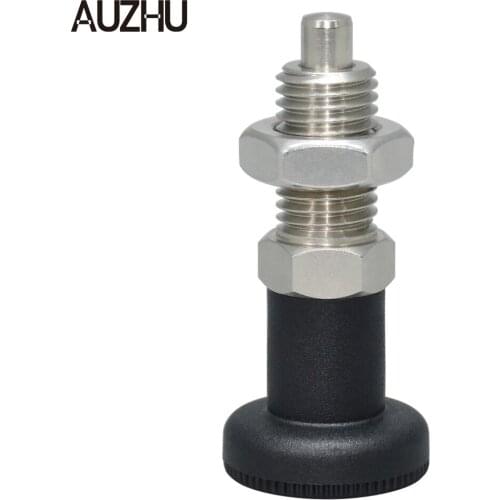 AUZHU PTM -Stainless Steel Indexing Plunger,Spring Plunger,Return Type Knob Screw,Bolt With Spring Lock Pins Dia M10/12/16/20mm