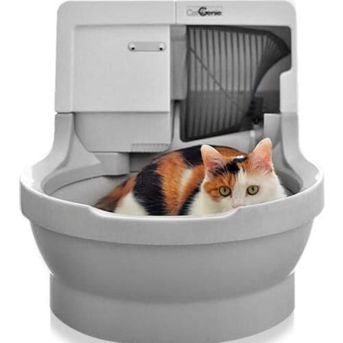 Cat Easy Automatic Cat Toilet Smart Cat Sandbox Electric Semi-closed Scraper Deodorization