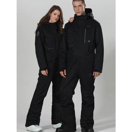 Ski Suit Women Winter Suit Women Snowboard Suit Men Ski Jumpsuit One-piece Ski Jacket Women Snowboarding Snow Suit Female Warm