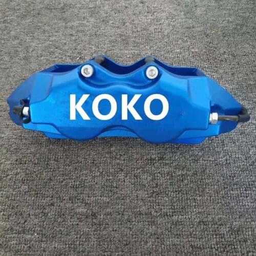 KOKO RACING Spoon caliper 4pots in blue color for Fit and Jazz brake system upgrade, caliper only