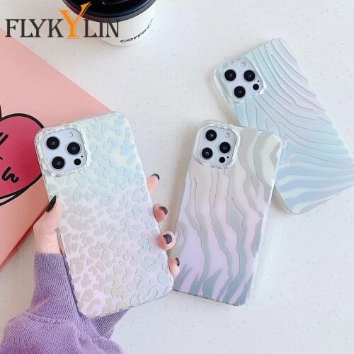 Leopard Shockproof Phone Case For iPhone 11 12 Pro Max Mini Protective Case For iPhone XR X XS Max 7 8 Plus SE 2020 Back Cover