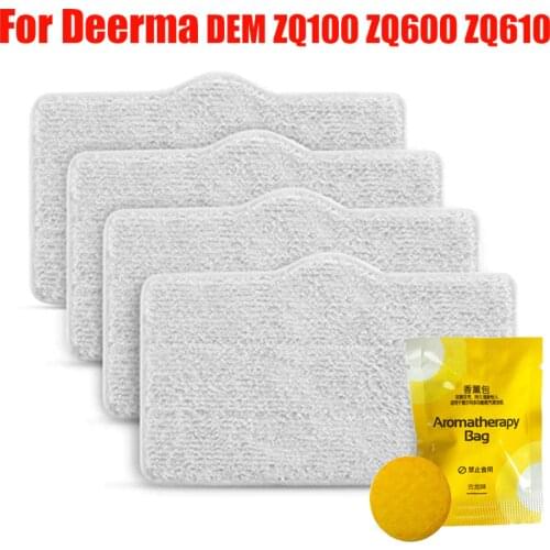 Aromatherapy Bag For Deerma DEM ZQ100 ZQ600 ZQ610 Handhold Steam Vacuum Cleaner Parts Mop Cloth Rag Accessories Mop Cleaning Pad