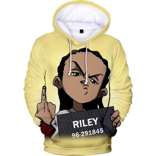 Aikooki The Boondocks 3D Hoodie Sweatshirts Harajuku Men/women Fashion Hoodies New Hip Hop Autumn Hoodies 3D Mens Sweatshirts