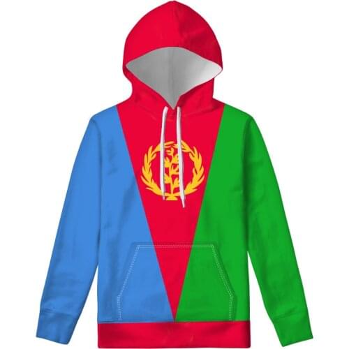 Eritrea Flag pullover Mens hoodies free custom made name number photo sweaters the state of Eritrea boy clothes