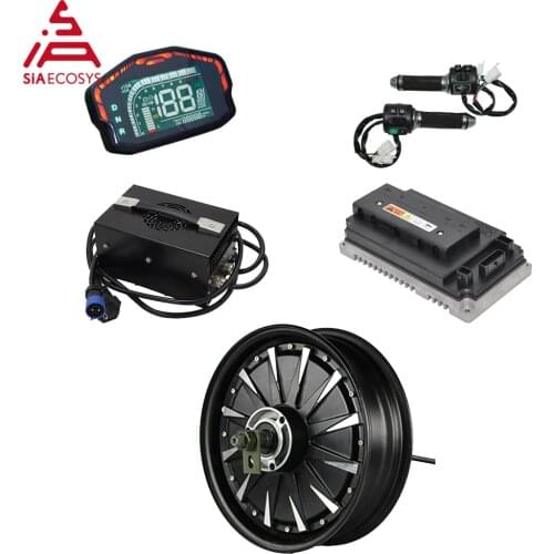 SiAECOSYS QSMOTOR 3000W 72V 80kph Hub Motor with EM100SP controller and kits for electric scooter