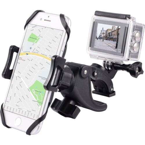 Bike-Handlebar Cell Mobile Phone Holder For Motorcycle / Bicycle / Electric Vehicle GPS Motorcycle Mount Camera Stand