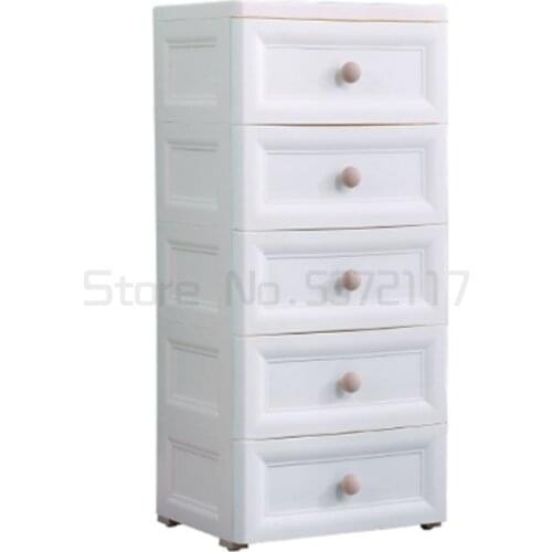 Slit storage cabinet drawer type plastic kitchen slit storage rack narrow side storage cabinet
