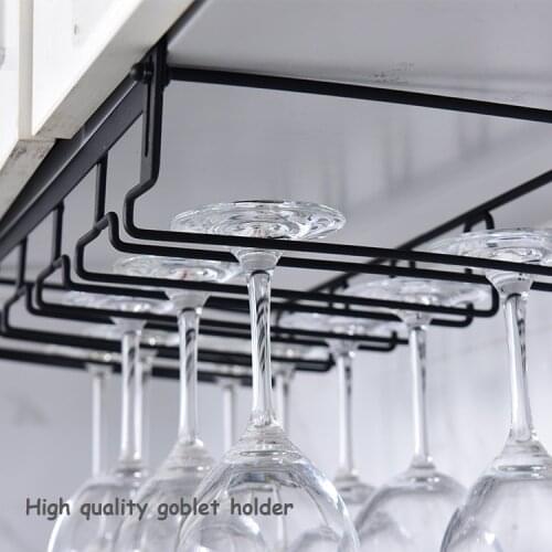 Punch-free Wine Glass Rack Adjustable Cup Holder Goblet Holder Nail-free Wine Gass Kitchen Storage Rack Wine Glass Hanging Rack