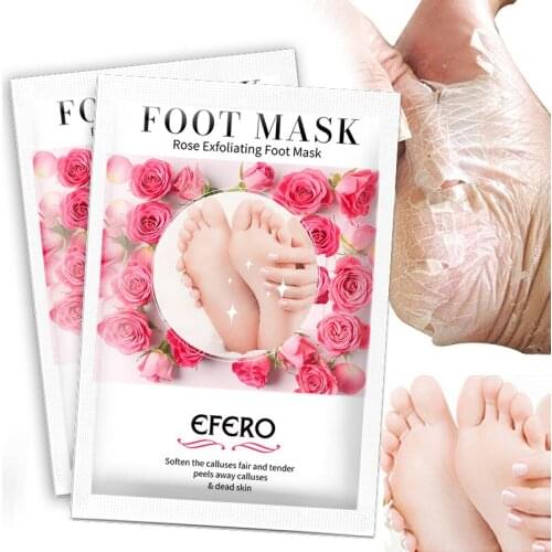 1pair= 2PCS Feet Mask Exfoliating Foot Mask Pedicure Detox Pads Foot Spa Remove Dead Skin Cuticles Remove Foot Care Pedicure