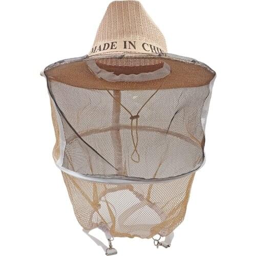 Beekeeper Protective Hat Anti Bee Fabric Nylon Net Yarn Hat Beekeeping Protector Cap Beekeeper Anti bee Hat Apiculture Tools