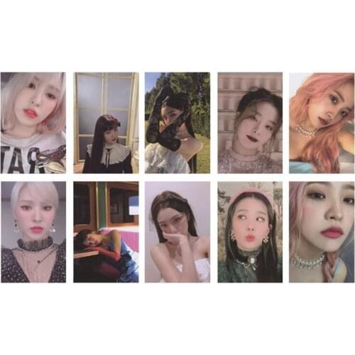 10Pcs/set KPOP Red Velvet Girls PSYCHO New Album Photo Card Cards Self Made LOMO Card Photocard