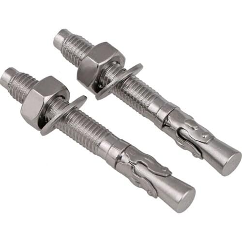 304 stainless steel expansion screw expansion bolt car repair gecko car repair expansion bolt m6m8m10m12m16 2Pcs