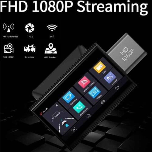 4G Dash Cam Android 8.1 Car DVR GPS Dual Cam FHD 1080P Automatic Video Camera Recorder