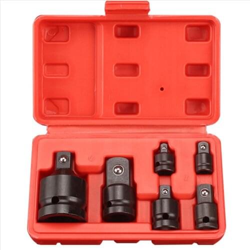 6pcs Socket Convertor Adaptor Reducer 1/2 to 3/8 3/8 to 1/4 3/4 to 1/2 Impact Socket Adaptor for Car Bicycle Garage Repair Tool
