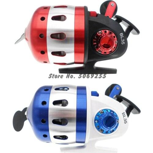 7BB Bow Archery Fishing Spincast Reel Closed Fishing Reel Gear Ratio 3.6:1