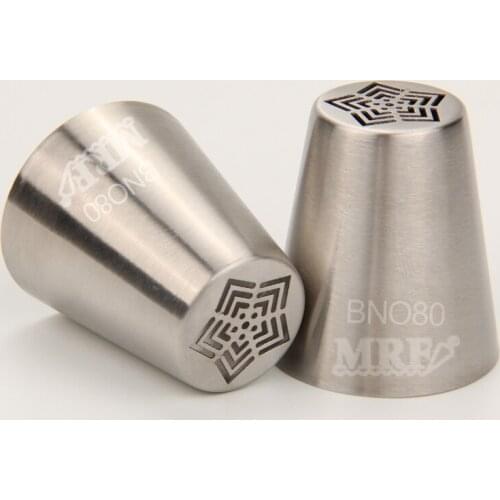 Free Shipping Stainless Steel Large Russian Flower Pastry Icing Nozzle Cake Decorating Nozzle Cupcake Icing Tips #BNO80