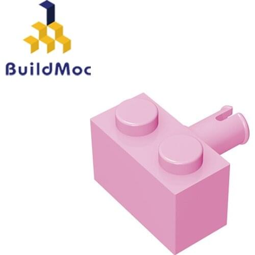 BuildMOC Compatible Assembles Particles 2458 1x2 For Building Blocks Parts DIY enlighten block brick