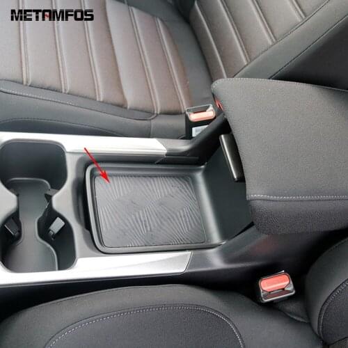 For Honda CR-V CRV 2017-2019 2020 2021 Interior Front Storage Box Locker Container Cover Trim Sticker Accessories Car Styling