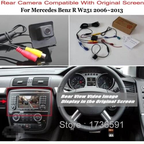 For Mercedes Benz R W251 2006~2013 / RCA & Original Screen Compatible / Car Rear View Camera Sets / CCD Back Up Reverse Camera