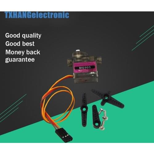 Hot MG90S Metal Gear High Speed Micro Servo For RC Plane Helicopter Boat Car