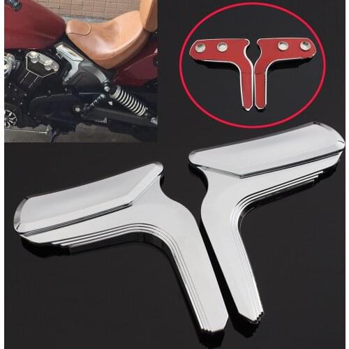 Motorcycle Chrome Mid-Frame Accents Frame Cover For Indian Scout 2015 2016 2017 2018 2019 Models