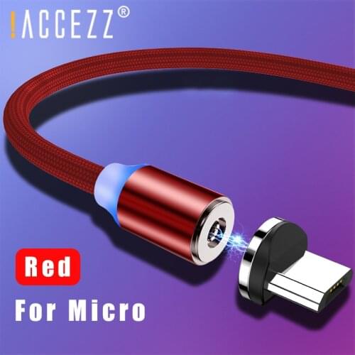 !ACCEZZ Strong Magnetic Long Charger Cables 8 Pin For iPhone XS MAX XR X Plus Charging Cable Micro USB Type-C For Samsung S8 2M
