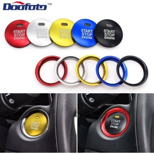 Car Engine Start Button Covers cap For Mazda CX3 Axela CX 4 CX5 CX 5 CX-5 Atenza Auto Styling Interior ignition trim Accessories