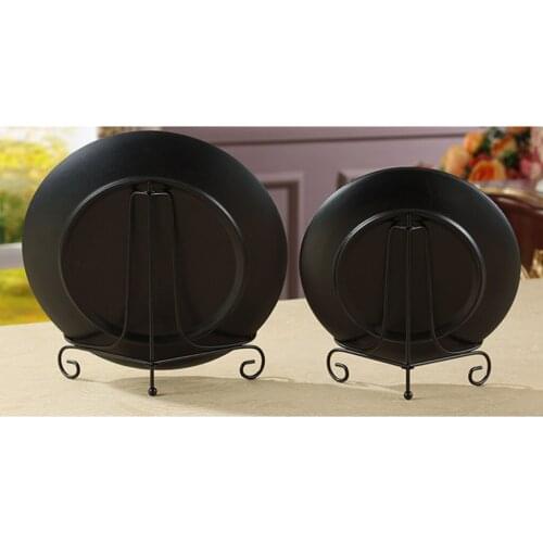 4x Metal Display Easel Stand Dish Plate Teacake Photo Holder Racks 4inch