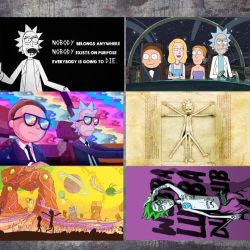 Cartoon Fantasy Adventure Family Wall Art Canvas Painting Nordic Posters And Prints Wall Pictures For Living Room Home Decor