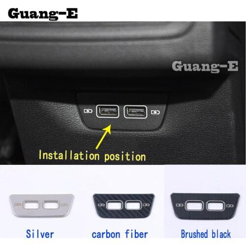 For VW Volkswagen Golf8 Golf 8 2019 2020 2021 Car Cover Back Rear Socket Charge Cigarette Smoke Lighter Switch USB Button Trim