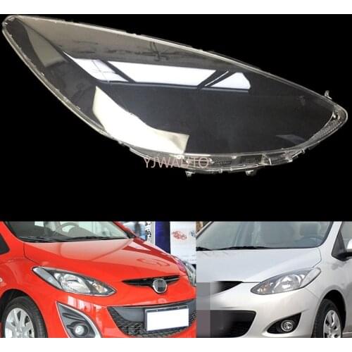Car Headlamp Lens For Mazda 2 2011 2012 2013 2014 Car Replacement Auto Shell Cover